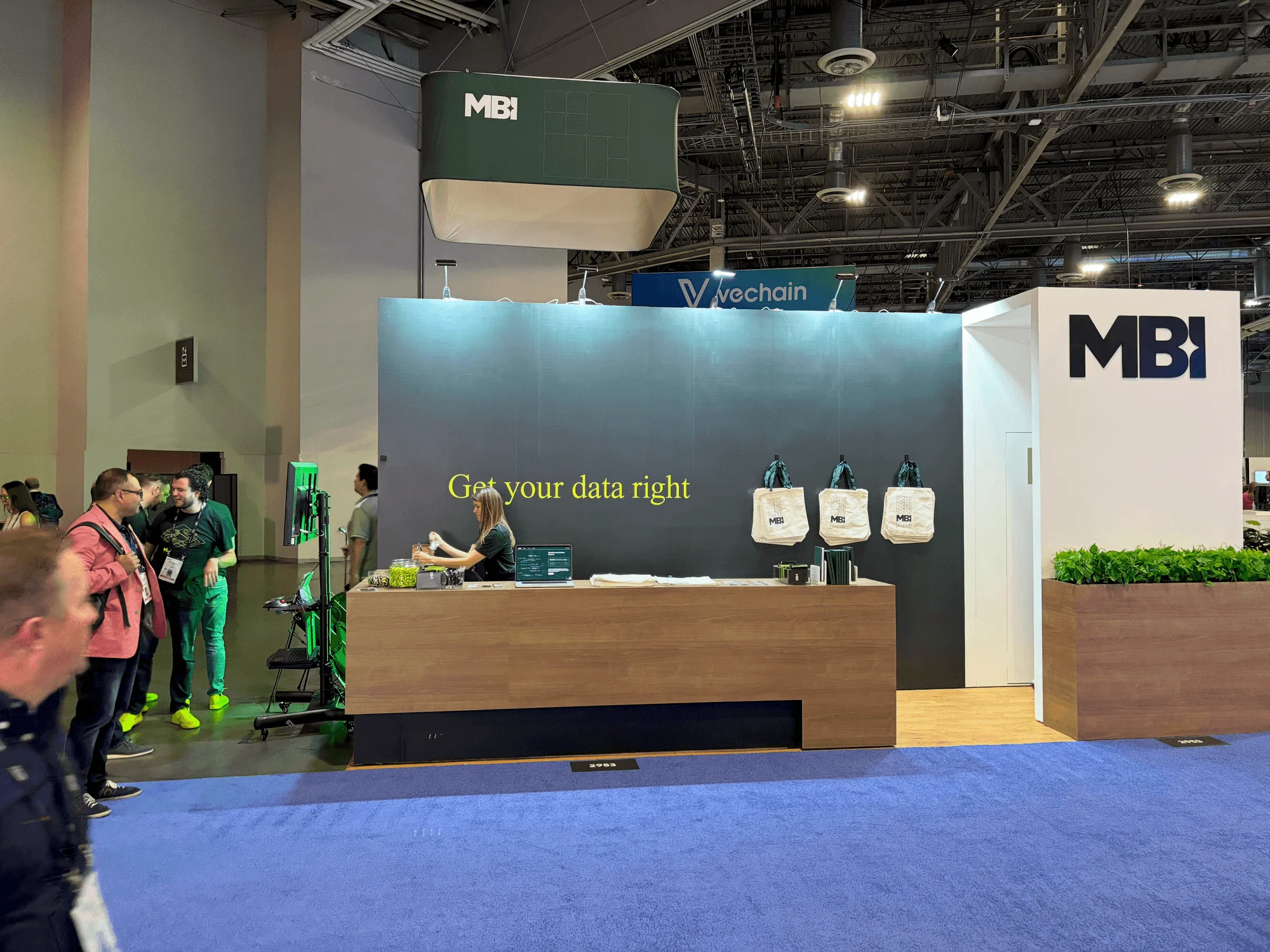 Our booth at Money 2020